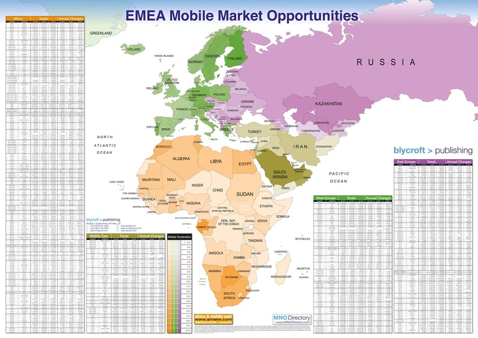 EMEA Mobile Opportunities Wallchart 2014